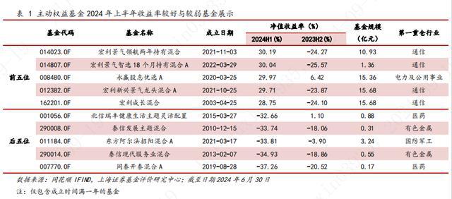 上海证券2024年基金市场半年报——权益基金(图8)