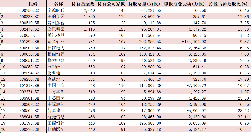 基金2024四季报扫描：A股持仓589万亿(图5)